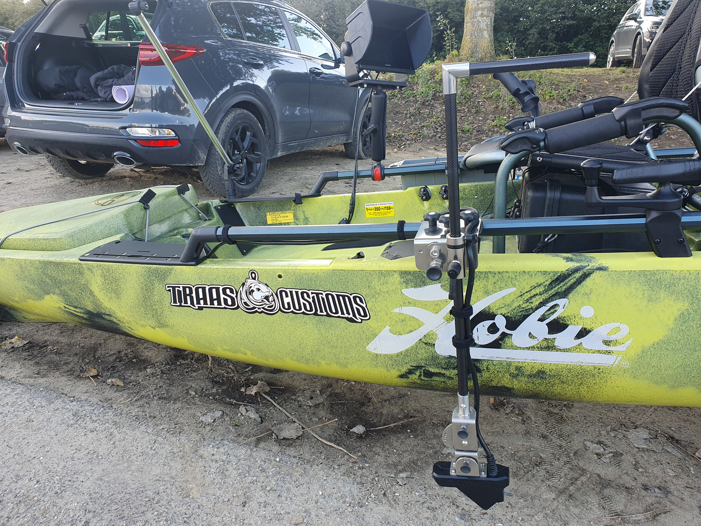 TRAAS CUSTOMS hobie live transducer mounts