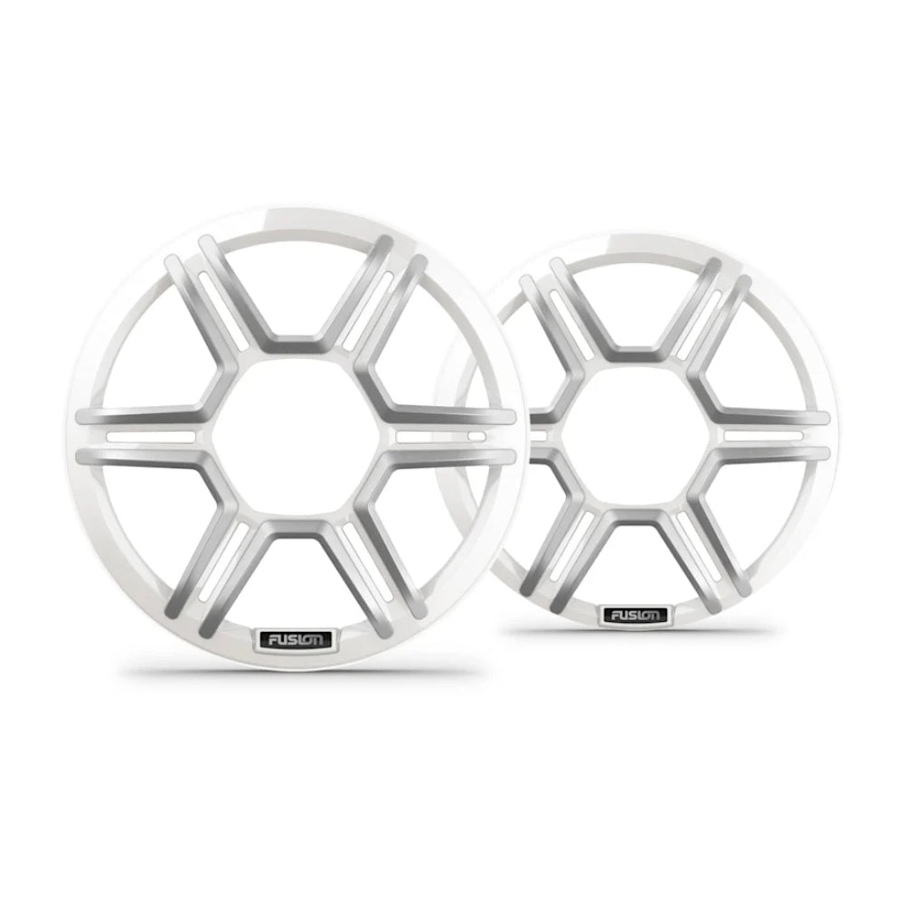 Fusion Apollo Speaker Grilles (pair) - 6.5" Sports White