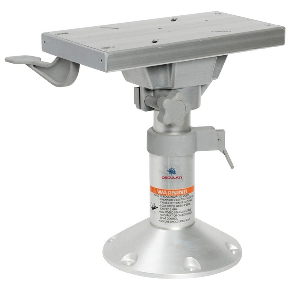 Osculati Seat Base and Column Pedestal With Swivel - 340-470mm