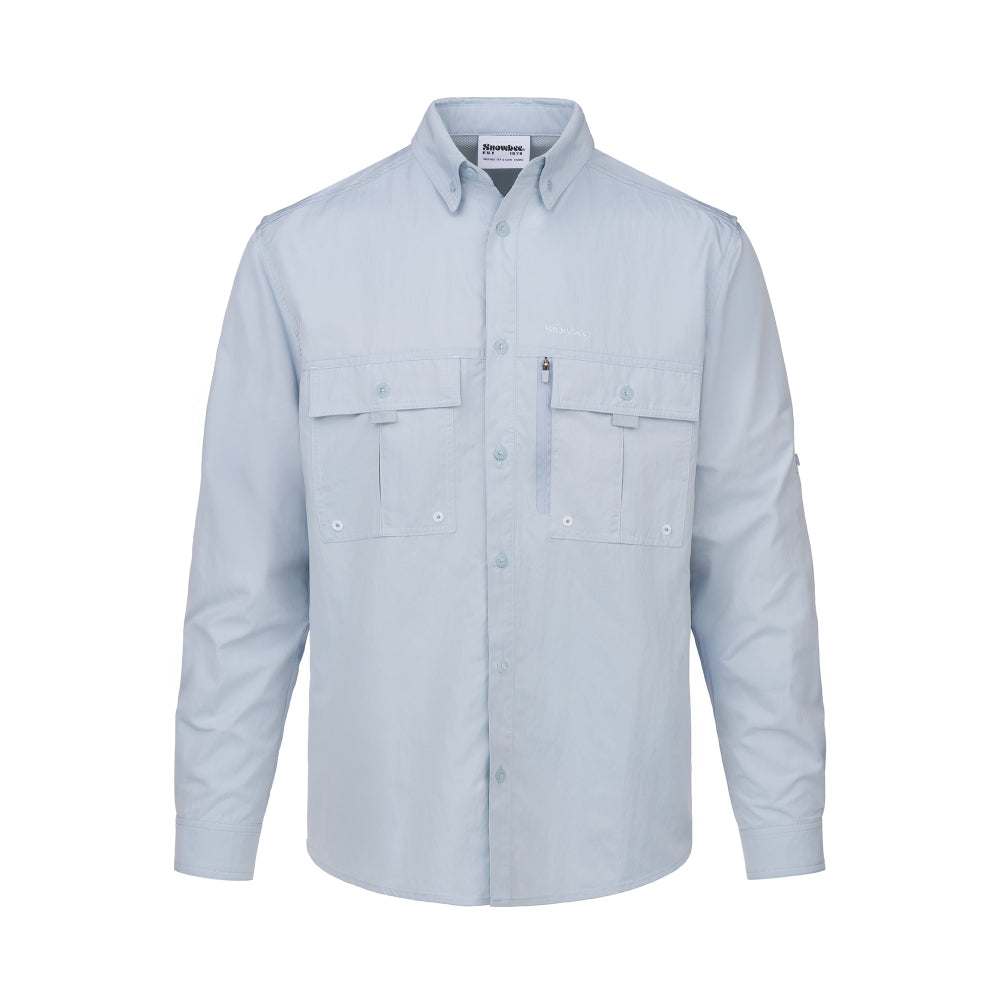 Snowbee Prestige Technical Fishing Shirt - Blue - M