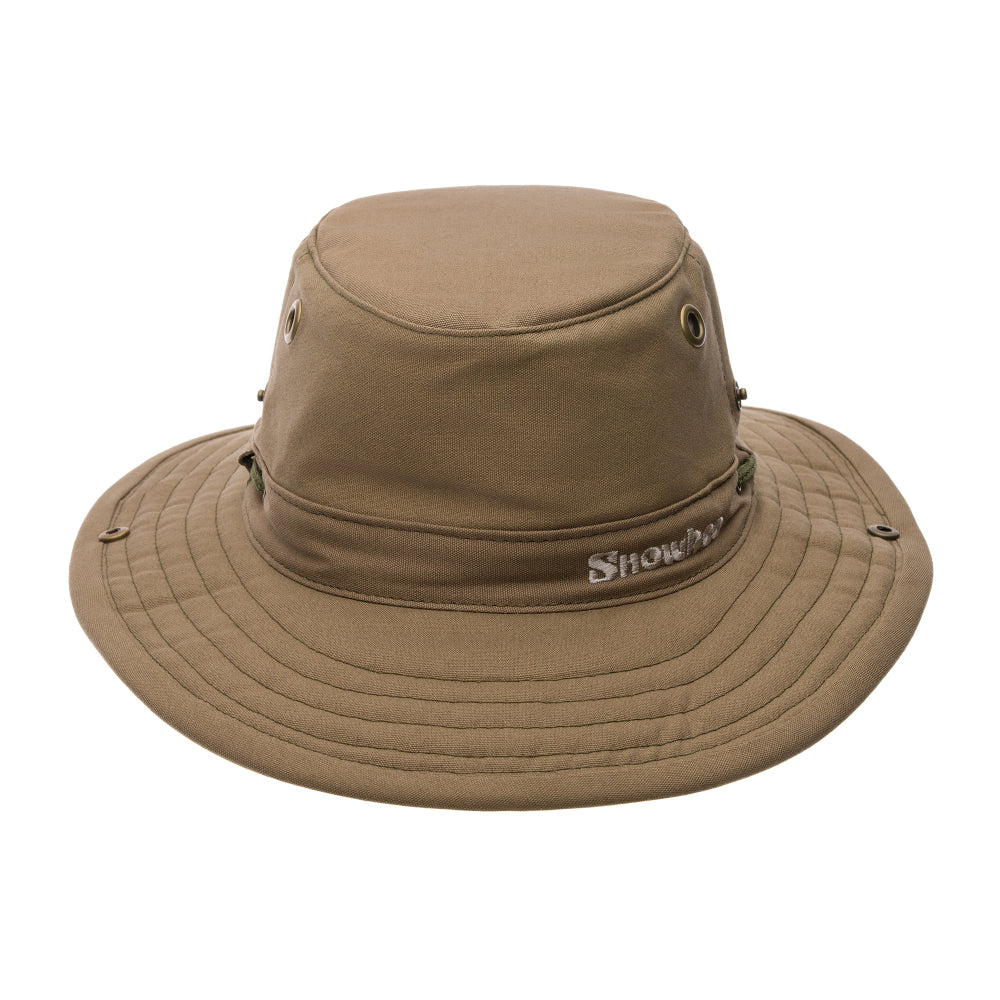 Snowbee Classic Wide Brim Hat Khaki - S