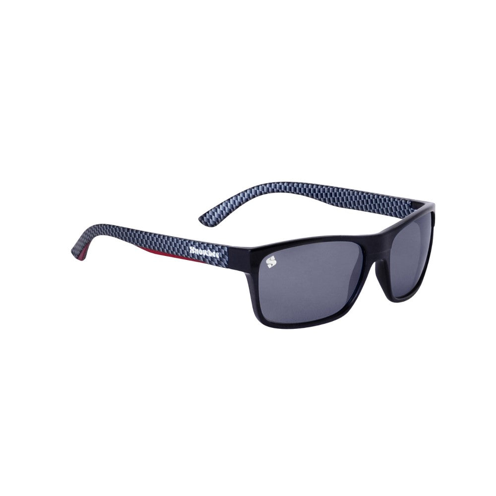 Snowbee Spectre Retro Full Frame Polarising Sunglasses - Black/Grey/Smoke