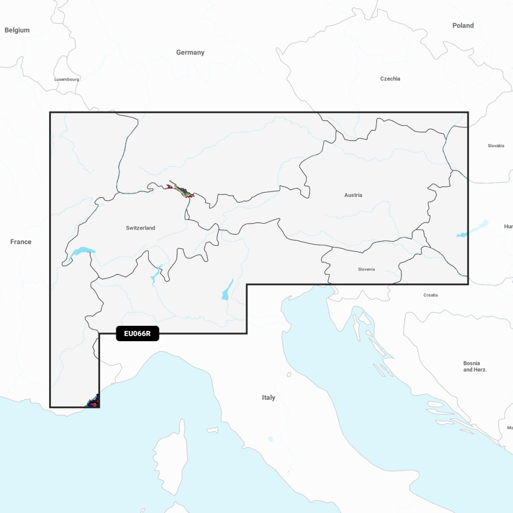 Garmin Navionics Vision+ Chart: EU066R - Alpine Lakes & Rivers