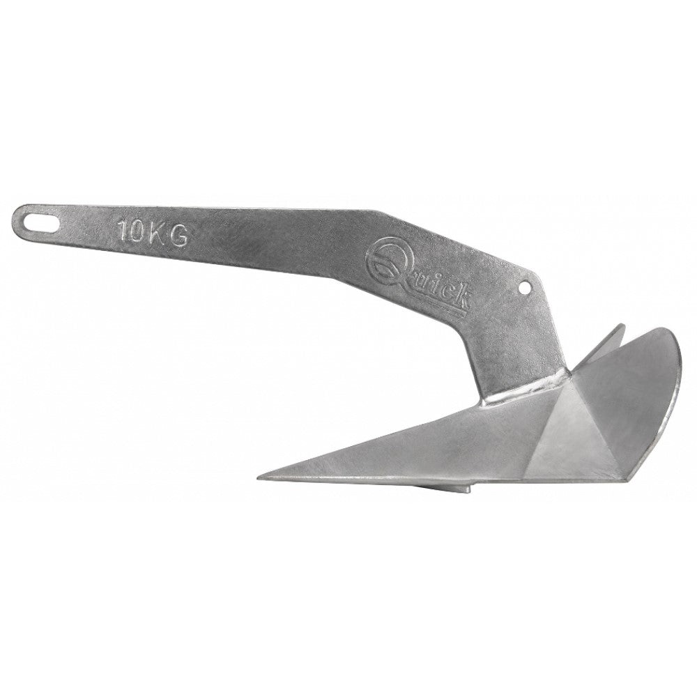 Quick Galvanized Steel Plow Anchor - 10KG
