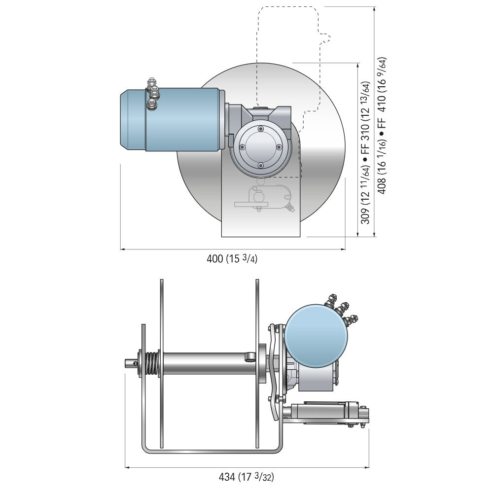 Quick SF Stressfree Capstan - Midi 1400W With Free Fall
