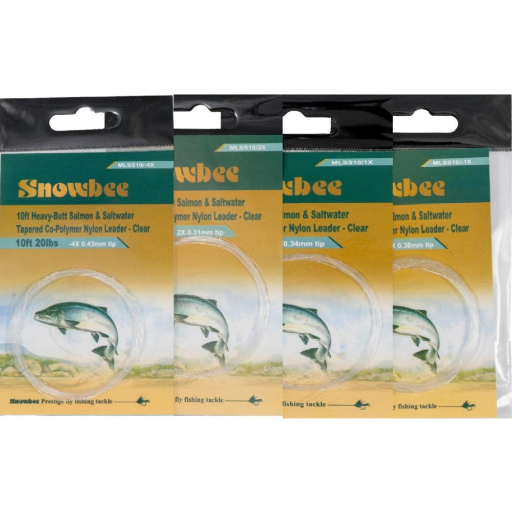 Snowbee Heavy Butt Mono Leader 10ft -1X