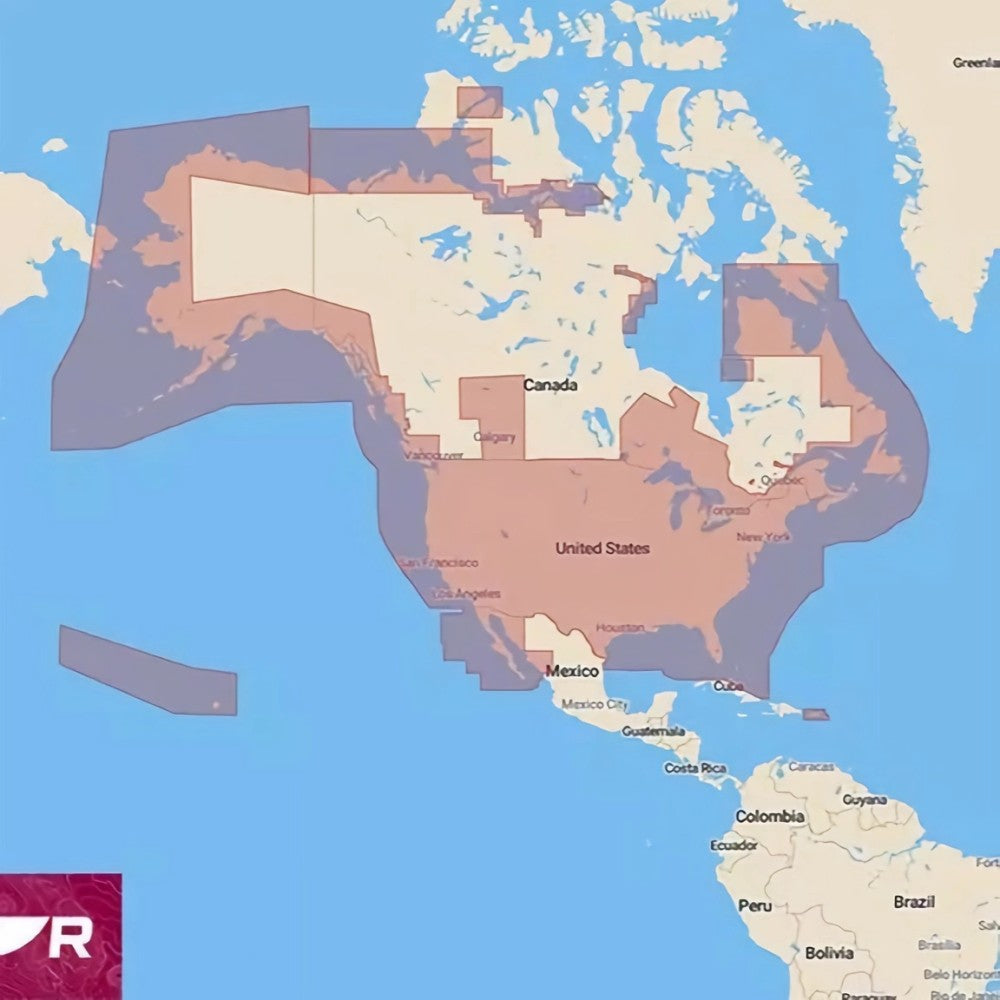 Raymarine Lighthouse Chart: R70794 - North America - SD-Card