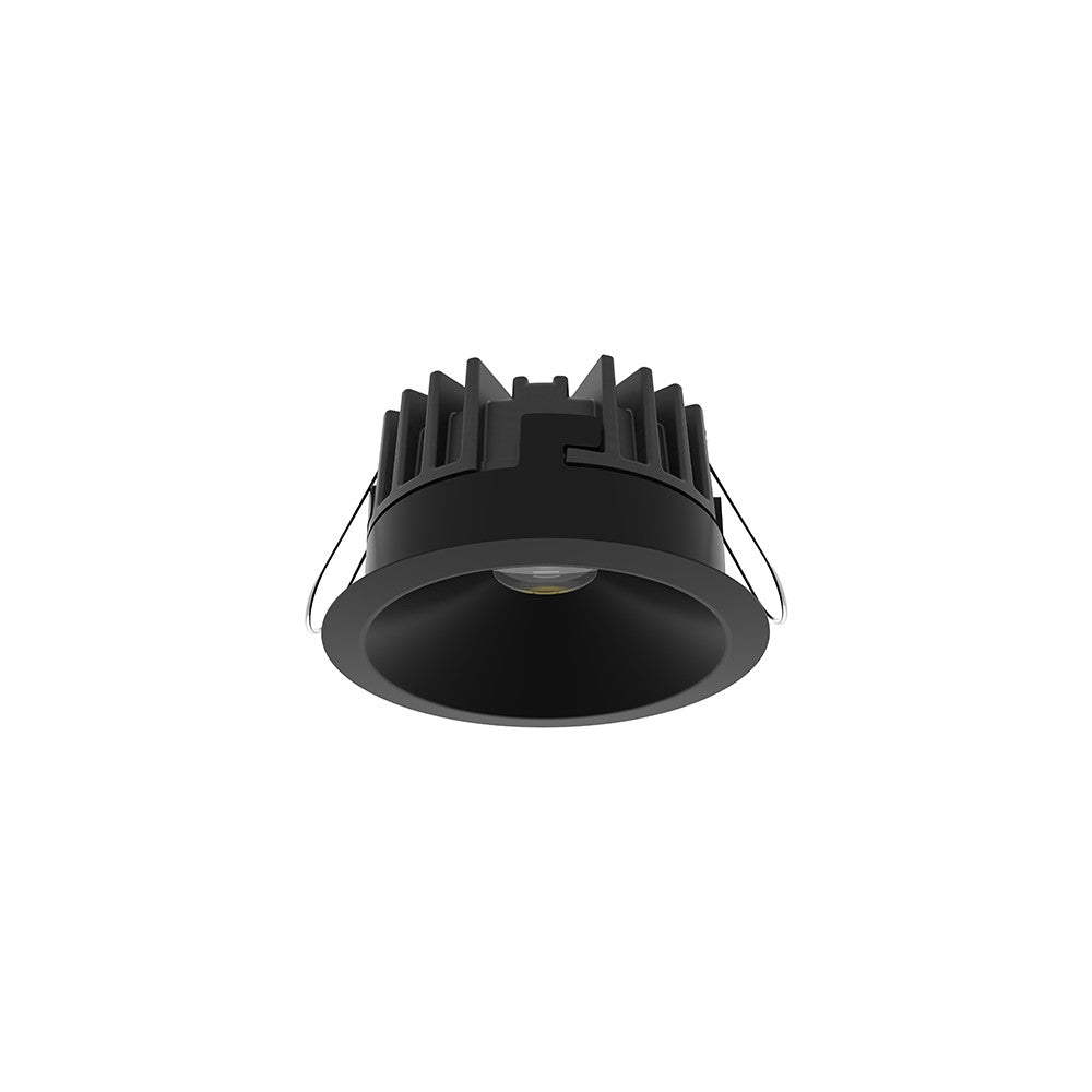 Quick Wholly Black AG2K 6W 65° Recessed LED Downlight - Warm White