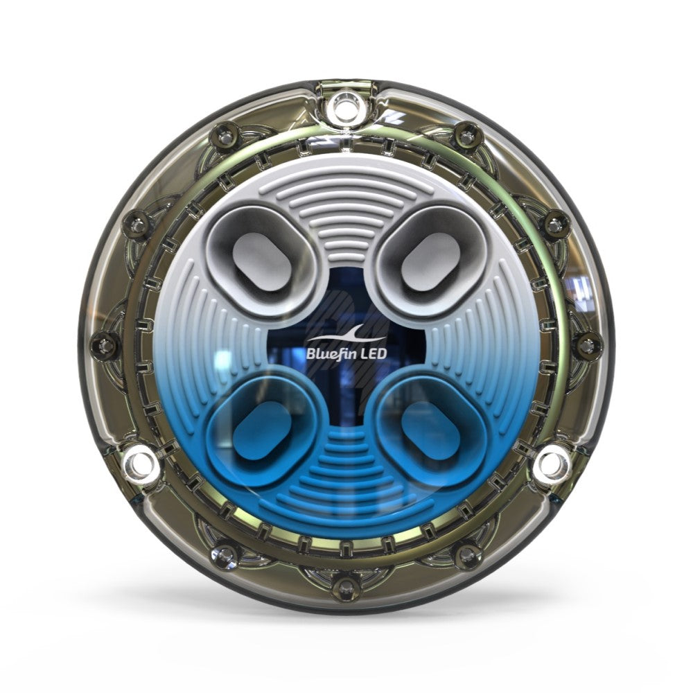 Bluefin LED Bronze Piranha P4 SM Light - Dual Colour White/Blue