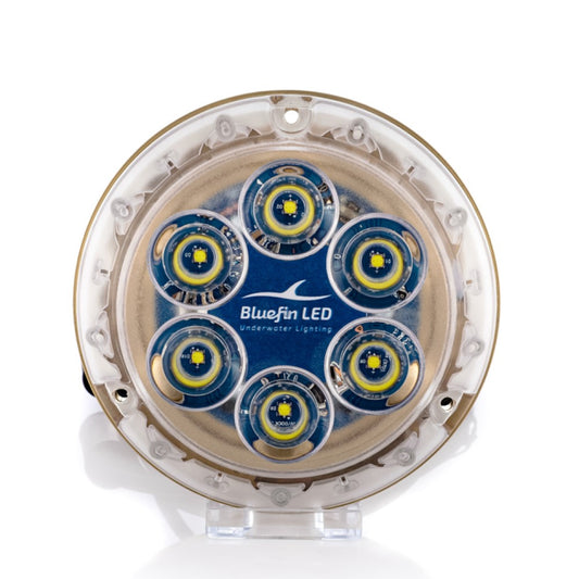 Bluefin LED Aluminium Piranha P6 SM Dual Colour Light - White/Blue