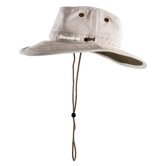 Snowbee Men Ranger Wide Brim Hat - Stone Small