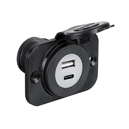 Osculati USB Charging Socket - USB A & C