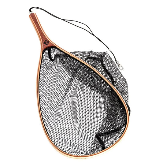 Snowbee Luxury Hand-Crafted Wooden Hand Trout Landing Net - L
