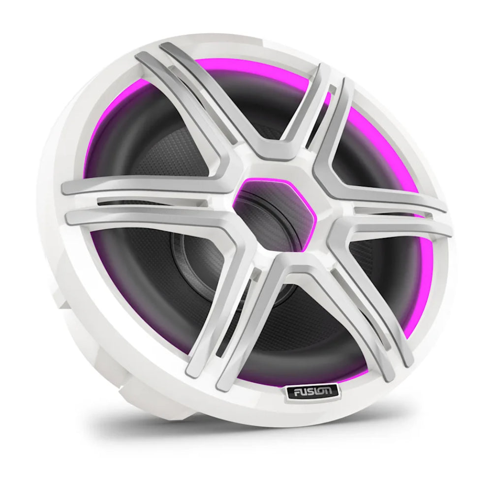 Fusion Apollo AP-SL12SPW 12" CRGBW LED Subwoofer 1400W - Sports White