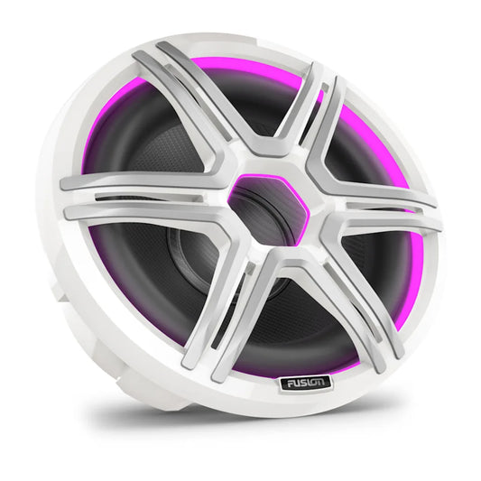 Fusion Apollo AP-SL12SPW 12" CRGBW LED Subwoofer 1400W - Sports White