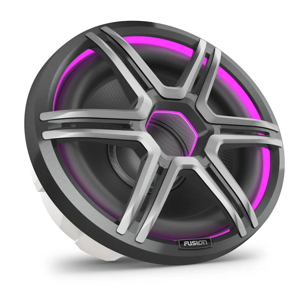 Fusion Apollo AP-SL12SPG 12" CRGBW LED Subwoofer 1400W - Sports Grey