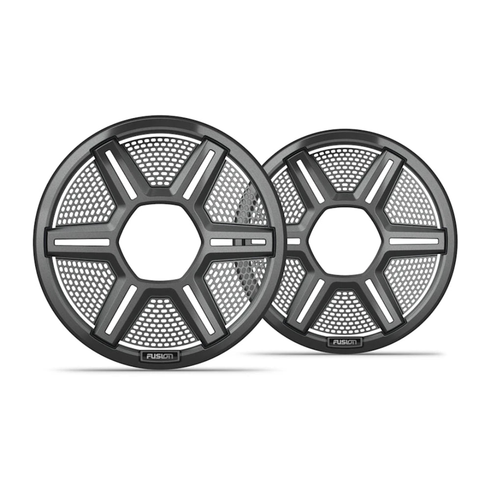 Fusion Apollo Speaker Grilles (pair) - 7.7" Shielded Grey