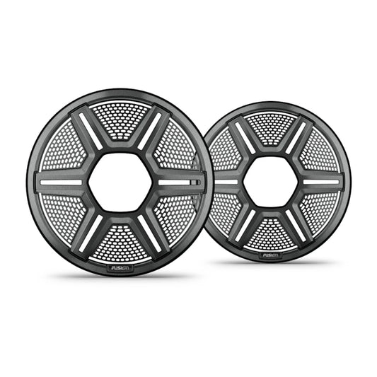 Fusion Apollo Speaker Grilles (pair) - 8.8" Shielded Grey