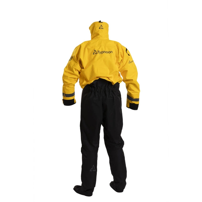 2026 Typhoon Mens RNLI Infinity 200 Drysuit - Yellow / Black - Drysuits