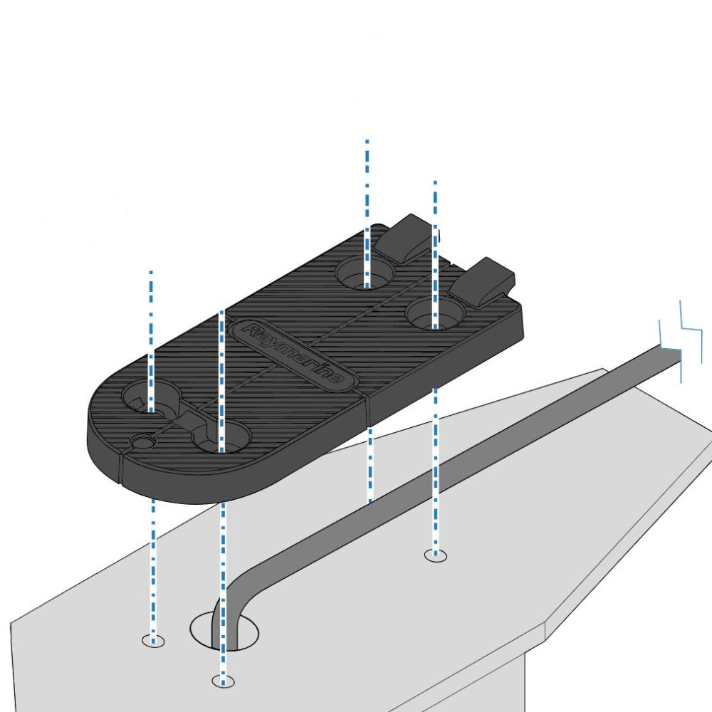 Raymarine Replacement Mounting Plate for RSW Wind