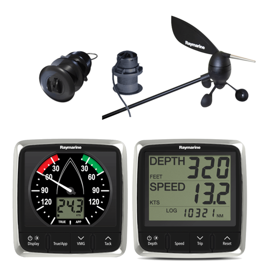 Raymarine T7058 i50 Tridata & i60 Wind Instrument System Pack