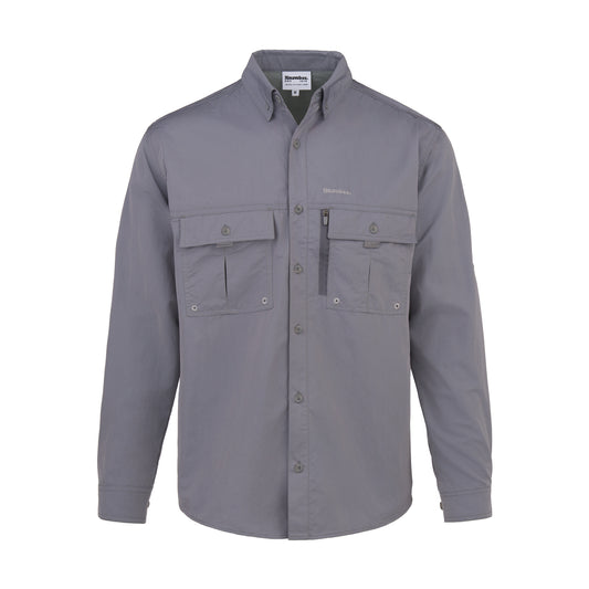 Snowbee Prestige Technical Fishing Shirt - Grey - XXL