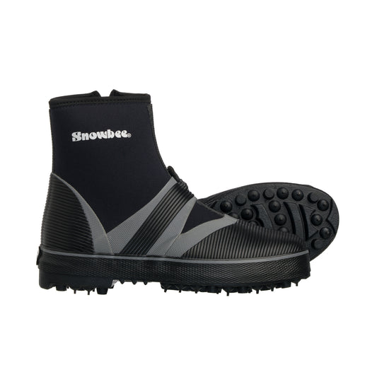 Snowbee Mens Rockhopper Spike Sole Wading Boots - Black/Grey - 8