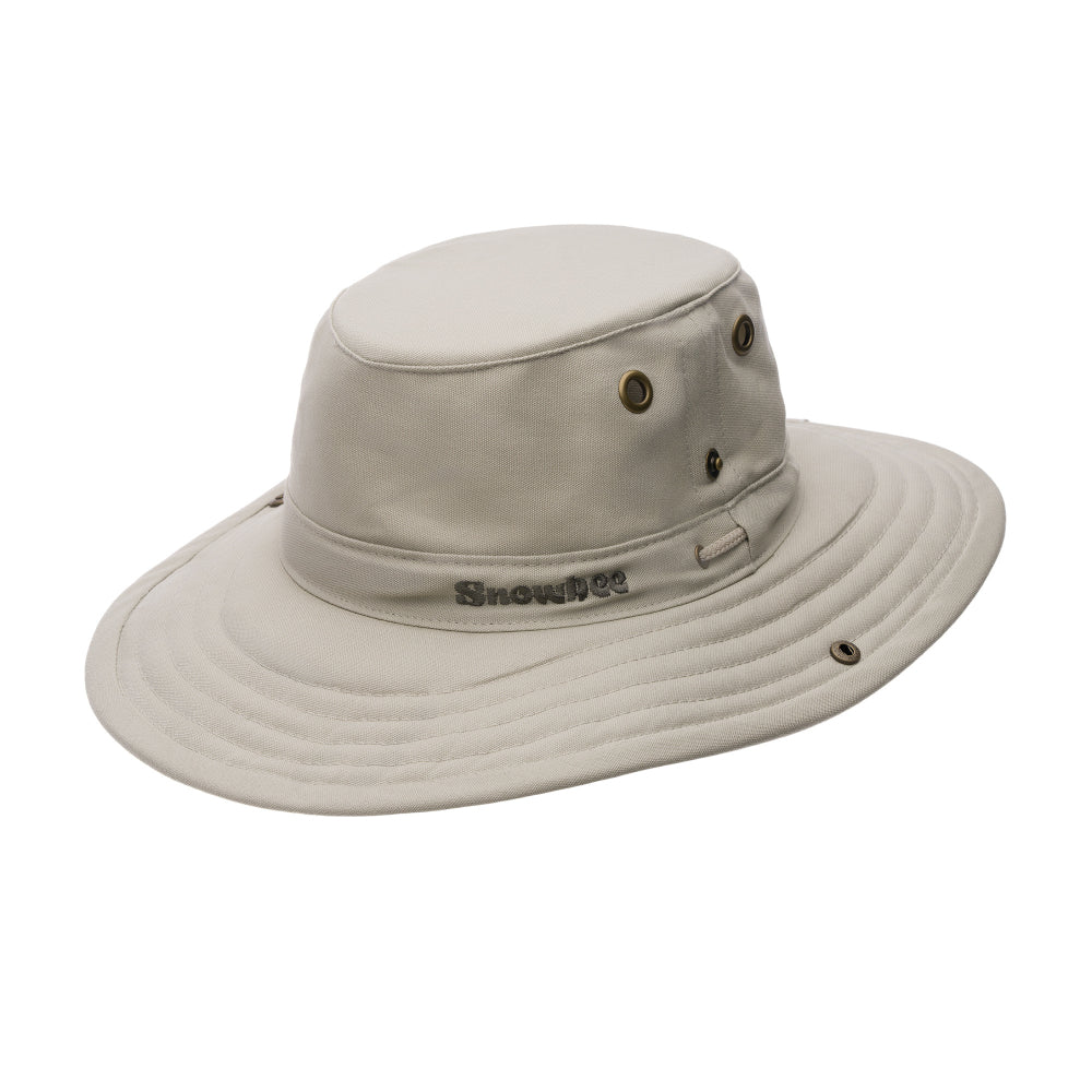 Snowbee Classic Wide Brim Hat Stone - XL