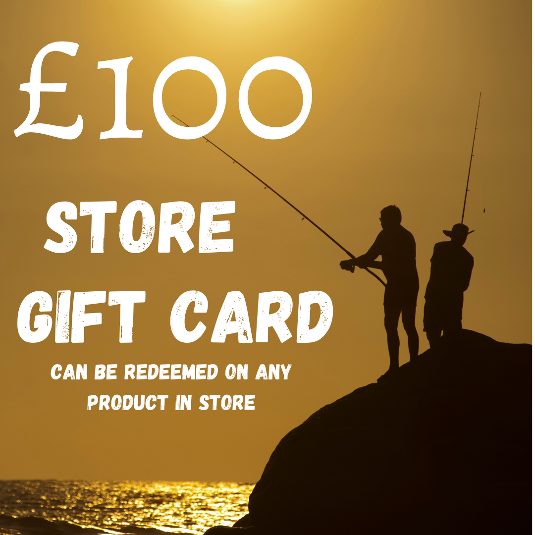 Fishing gift card £100
