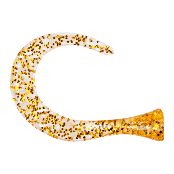 Strike Pro Guppie jnr 11cm spare tails GOLD GLITTER