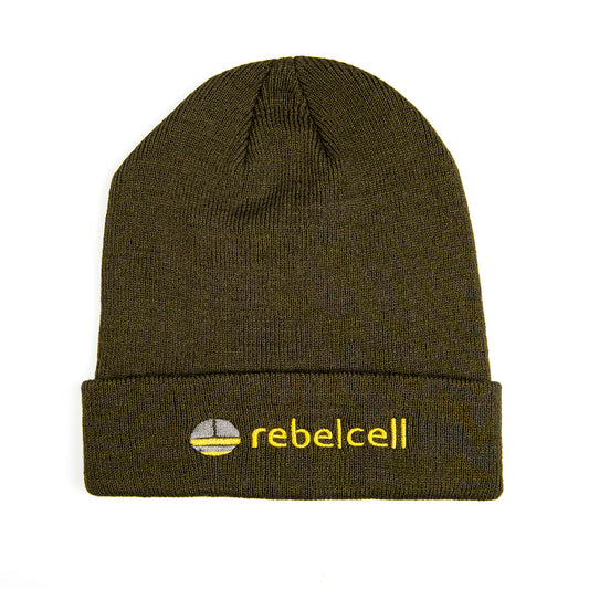 Rebelcell Branded Beanie Cap - Khaki