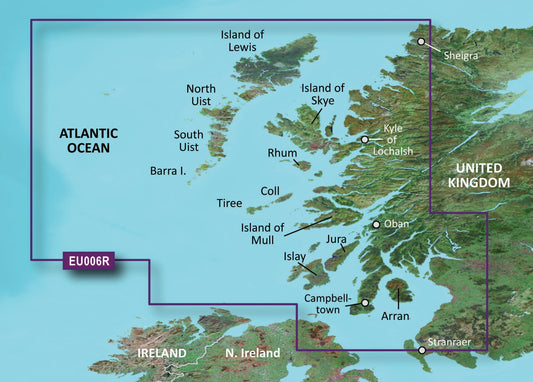 Garmin BlueChart G3 Regular Area - HXEU006R Scotland West Coast