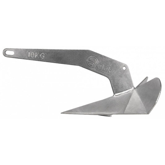 Quick Galvanized Steel Plow Anchor - 10KG