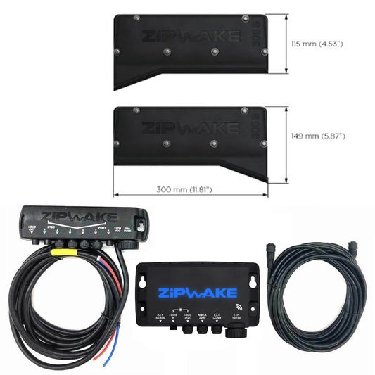 Zipwake Series S Dynamic Trim Integrated Kit - 300 S Chine Interceptor