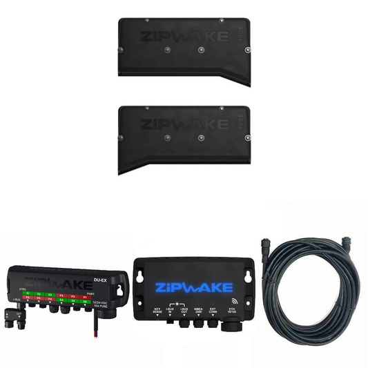 Zipwake Series E Dynamic Trim Integrated Kit - 400E Chine Interceptor