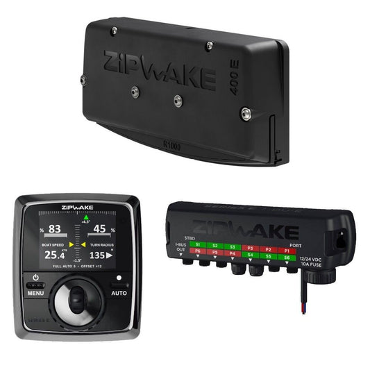 Zipwake Series E Dynamic Trim Control Kit - 400E Round R1000 Interceptor