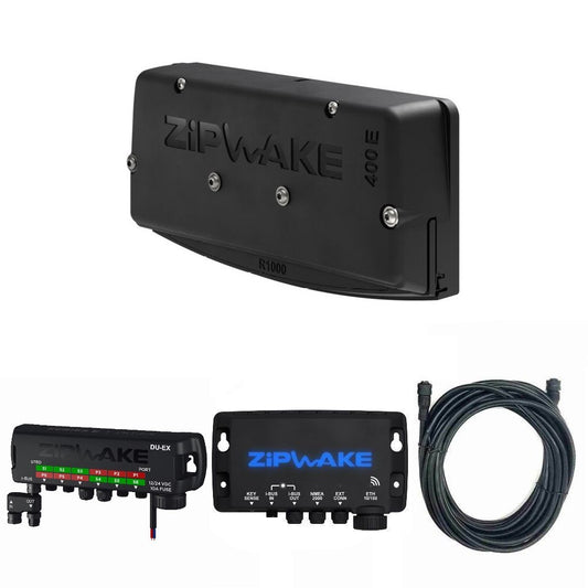 Zipwake Series E Dynamic Trim Integrated Kit - 400E Round R1000 Interceptor
