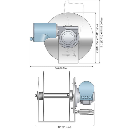 Quick SF Stressfree Capstan - Mighty 1700W With Free Fall