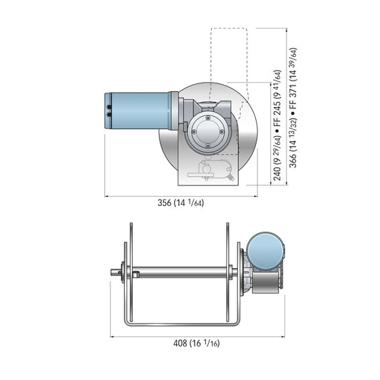 Quick SF Stressfree Capstan - Mini Extra Wide 500W No Free Fall