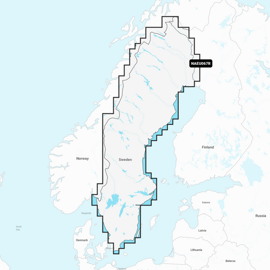 Navionics+ Regular Chart: EU067R - Sweden Lakes & Rivers