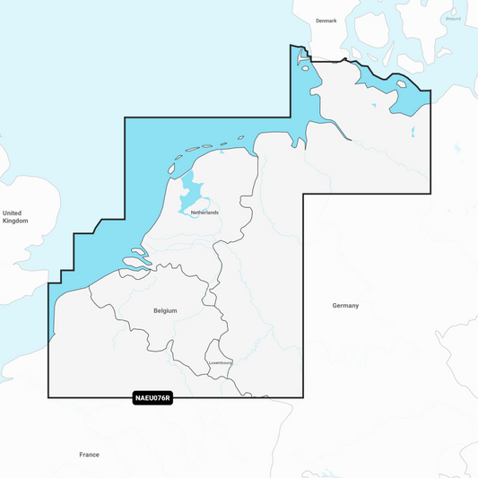Navionics+ Regular Chart: EU076R - Benelux & Germany West