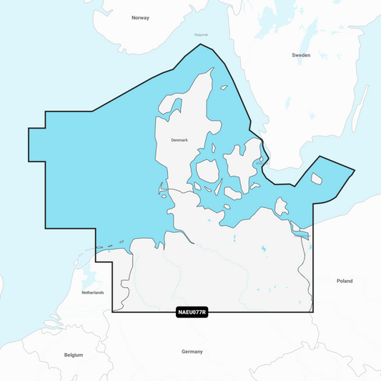 Navionics+ Regular Chart: EU077R - Denmark & Germany North