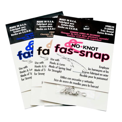 Snowbee No-Knot Fas-Snaps lure clips