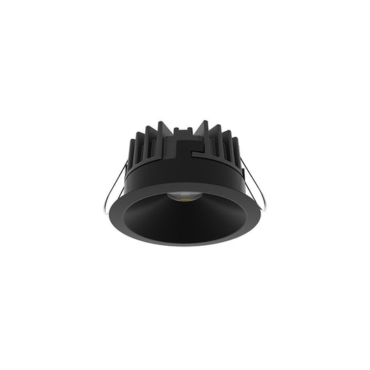 Quick Wholly Black AG2K 6W 65° Recessed LED Downlight - Warm White