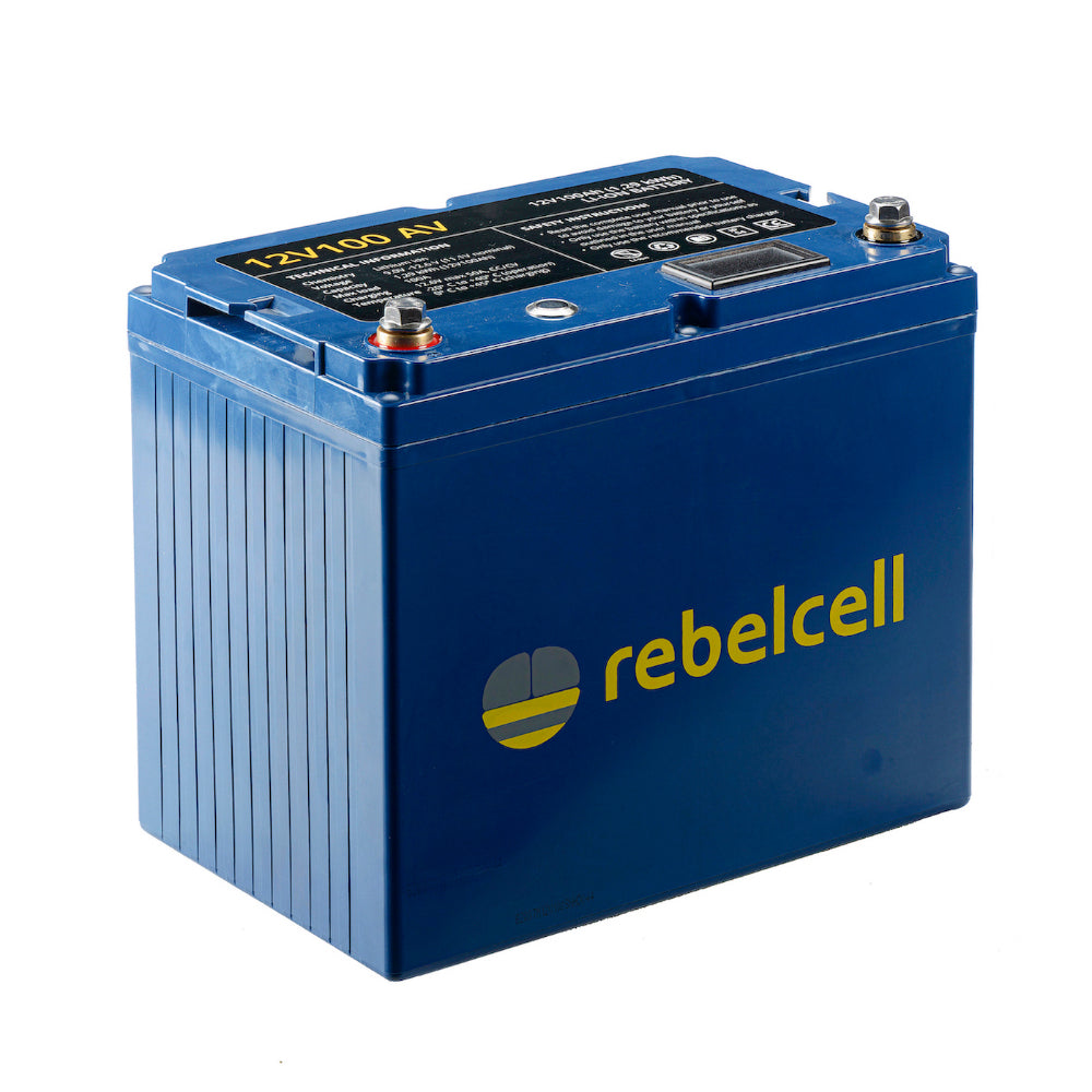 Rebelcell 12V100 AV Li-ion Battery -12V 100A 1.29kWh
